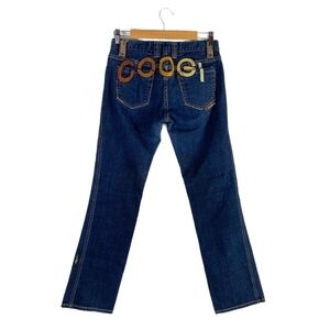 Coogi Straight Leg Jeans Embroidered Jeans SZ 7/8